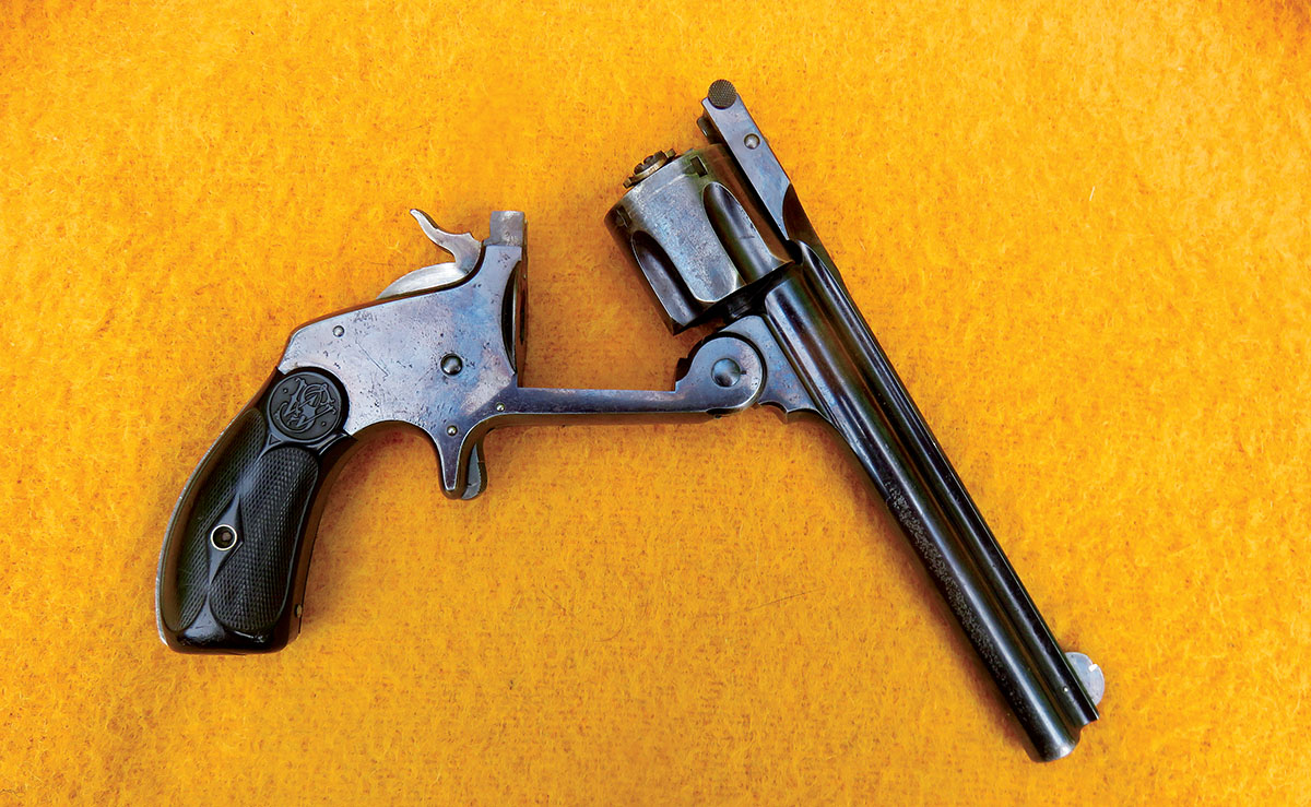 Lynn’s .38 shown opened, when all five empties were quickly ejected.